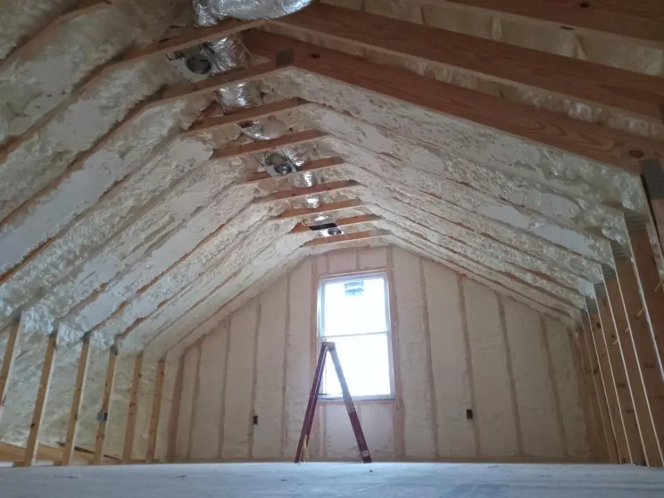 Spray foam roofing application for Crawl Space Insulation project in Highlands
